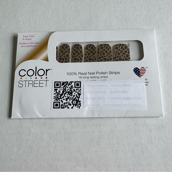 *Retired* Color Street: Safari Chic | Leopard Print Glitter Gold Brown Animal - Picture 3 of 16